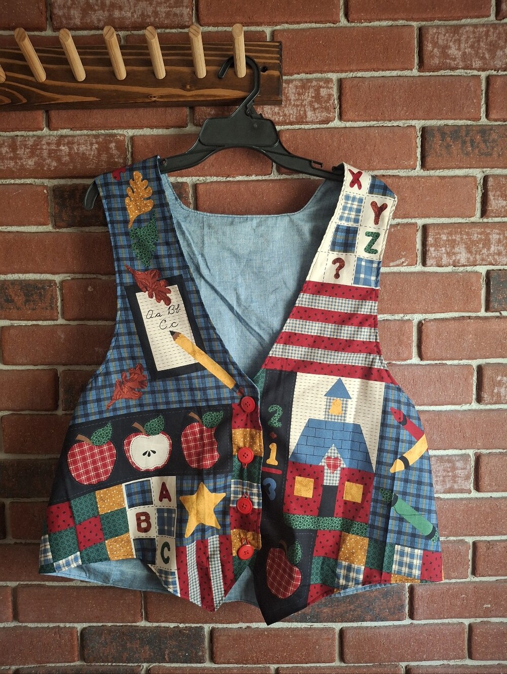 Vintage handmade fall vest
